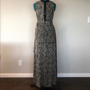 Alice + Olivia Mock-neck black and white dress 4